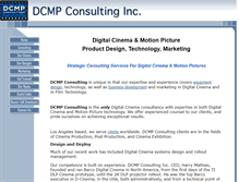 Tablet Screenshot of dcmpconsulting.com